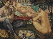 Emile Bernard Cour d'amour oil painting reproduction